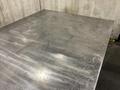 48" X 98" X 1 3/8" THICK CAST IRON SURFACE PLATE WITH STEEL STAND: STOCK #80808