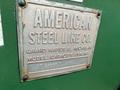 2500 LBS  X 18" AMERICAN STEEL LINE DOUBLE END COIL REEL: STOCK #76416