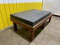 6' X 4' X 6" BLACK GRANITE PRECISION LAYOUT SURFACE PLATE WITH STAND: STOCK 16237
