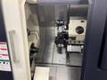 Hwacheon Cutex-180BL YSMC Multi-Axis CNC Lathe 2018 with: Fanuc OiTF CNC Control, Horizontal Linear Guide, Slant Longbed, 8" Chuck, Milling, Tool Presetter, High Pressure Pump, HTLD, Barfeed Interface, Rigid Tapping, Parts Catcher, and Chip Conveyor.