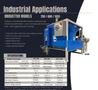 3" x 2.75" x 126 TON ARS MODEL #600 HYDRAULIC CHIP PUCKER BRIQUETTER: STOCK 22432