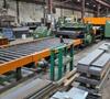 72" X 136"  PROGRESSIVE POWERED ROLLER STACKER CONVEYOR WITH 72" X 156" POWERED ROLLER RUN OUT CONVEYOR STOCK# 3896