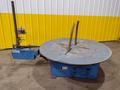 5,500 LBS X 48" AWC (ACCRA-WIRE CONTROLS) MODEL #F-200AF HORIZONTAL PALLET TYPE POWERED DE-COILER REEL: STOCK #19267
