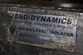 16.75" x 12.325" x 8.25" VIBRO DYNAMICS ISOLATION MACHINERY PADS