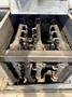 9" X 192" RANSOHOFF LEANVEYOR FOUR STAGE (WASH/RINSE/RINSE/BLOW OFF) WASHER. STOCK # 1113425.