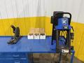 KURT HYDRAULIC HOSE CRIMPER SYSTEM, WITH TOOLING, SAW &amp; WORK BENCH: YOBRO #26220