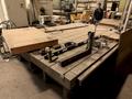 102" X 120" PORTAGE GRID LAYOUT TABLE. STOCK #0433026