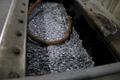 3 CUBIC FT RAMPE VIBRATORY FINISHER: STOCK #75959