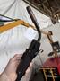 LINCOLN IDEALARC PULSE POWER 500 WELDER W/ BOOM &amp; LINCOLN LN-9F WIRE FEEDER. STOCK #0627922.