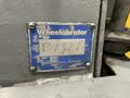 5 CU FT X 15 HP WHEELABRATOR TUMBLAST RUBBER BELT SHOT BLAST CABINET: YOBRO #25013