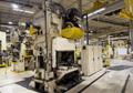 150-ton Minster "Piece-Maker" Back Geared Straight Side Press Model P2-150-60 For Sale, Year 1996 -  Includes Coil Feed Line