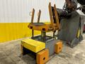 30,000 LB X 60" SESCO MODEL #55-523 MOTORIZED COIL REEL UNCOILER W/ COIL CAR: STOCK #21952