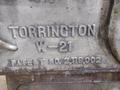 .072" X 1" COIL TORRINGTON MODEL #W-21 SPRING COILER / COIL MACHINE: STOCK #18720