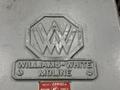 75 TON WILLIAMS &amp; WHITE HYDRAULIC GAP FRAME PRESS 16" STROKE: STOCK #23566
