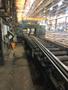 25" X 36" W.F. WELLS INC B-25-2 HORIZONTAL BAND SAW WITH 80' POWERED ENTERY CONVEYOR AND 32' POWERED EXIT CONVEYOR