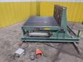 60" x 48" ROACH PNEUMATIC LIFT &amp; TILT UPENDER / TABLE WITH ROLLER CONVEYOR : YOBRO #24710