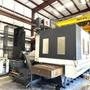 Kuraki AKB-13 5″ Spindle Horizontal Boring Mill, 2015 – Fanuc 0iMB Control 5 Axis Control, 60 ATC, 1000 psi TSC, Rigid Tap, Full B Axis 360 Degree Rotary Table, Barnes Chip/Coolant Separator w/ Lift Up Conveyor