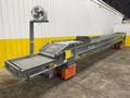 64 FT X 35" ROACH MODEL #TL2 TRUCKLOADER TWO-STAGE POWERED TELESCOPING ROLLER CONVEYOR: YOBRO #25707