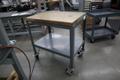 Uline HD Metal Tool Cart with Butcherblock Maple Top- Auction Item