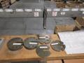 Balance Beam Testing Device, **Shop Made**, On Rolling Wood Cart with Weights and Conversion Charts- Auction Item