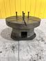 24" x 13" ROUND T-SLOTTED RISER TABLE: STOCK #21869
