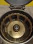 30" BARRETT MODEL #1100E MOTORIZED CHIP SPINNER / WRINGER w/ (2) CHIP PANS: STOCK #23373