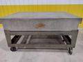 72" X 48" X 12" RAHN GRANITE SURFACE PLATE &amp; TABLE ON CASTERS : STOCK #20060