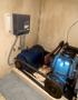 10,000 lbs. x 24" Wide Mecon Model# 100CCS24 Coil Cradle Straightener For Sale, Year 1992