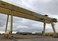 100-TON G.H. GRUAS DOUBLE GIRDER TRAVELING GANTRY CRANE: STOCK #12747