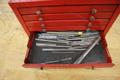 Huot Index (5) Drawer with Taps, Reamers, Insert Cutters, Boring Tools, etc..- Auction Item