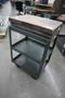 Starrett Granite Surface Plate, Pink, 2-Ledge, with Stand - 24"  18" x 4"- Auction Item