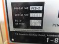 Ipsco International PCO-2 Pin Cut Off and Grinding Machine w Cabinet and Contents- Auction Item