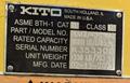 60,000# x 72" Harrington Narrow Arm Coil Lifter STOCK #3766