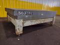 6' X 4' X 5" COLLINS MICROFLAT GRANITE INSPECTION SURFACE PLATE AND TABLE STAND: STOCK #19004