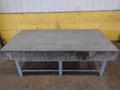 8' X 4' X 10" CHALLENGE PRECISION LAYOUT INSPECTION GRANITE TABLE: STOCK #23788