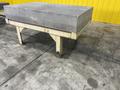 72" X 48" X 12" RAHN GRAY GRANITE PRECISION SURFACE INSPECTION PLATE: STOCK 16094