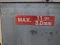 8' X 11 GAUGE AMADA MODEL #S-2532 HYDRAULIC POWER SHEAR WITH BACK GAUGE: STOCK #23421