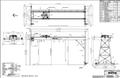11 TON X 38' PROSERV SINGLE LEG POWERED GANTRY CRANE, NEW 2015: YOBRO #24061