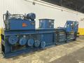 30" X 40" SELCO MODEL HSO-128A AUTO-TIE TOP LOADING HORIZONTAL HYDRAULIC BALER SYSTEM, W/ CONVEYOR &amp; DUMP HOPPER: YOBRO #26210