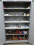 Lyon 2-Door Metal Cabinet w Contents- Auction Item