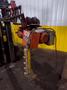 2000 LBS (1 TON) WRIGHT MODEL #W1 CABLE HOIST W/ POWERED TROLLEY: STOCK #18743