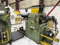 15,000 lbs. x 24" wide Feed Lease Coil Reel with Feed Lease Powered Straightener For Sale - Models PR-15M-42 and FLCC-24-76-7