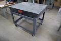 Precision Granite Surface Plate, 2-Ledge, Grade A, 48" x 36" x 6" with Portable Steel Stand- Auction Item