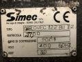 USED SIMEC MODEL CICLOMEC 122 CNC AUTOMATIC COLD SAW WITH 20' LOADING RACK, Year 2001