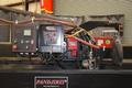 120" X 3/8" PANDJIRIS MODEL 120I-50 SEAM WELDER WITH LINCOLN POWERWAVE: STOCK # 71485