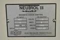 36" BLANCHARD MAGNETIC CHUCK TABLE &amp; ELMATCO NEUTROL II CONTROL: YOBRO #24563