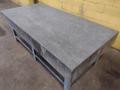 8' X 4' X 10" CHALLENGE PRECISION LAYOUT INSPECTION GRANITE TABLE: STOCK #23788