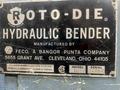 16 GAUGE X 10' ROTO-DIE MODEL 10 HYDRAULIC BRAKE PRESS