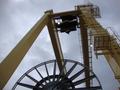 80/40 TON X 195' X 59' LIFT NORTH AMERICAN IND DOUBLE LEG ROLLING GANTRY CRANE: STOCK #12533