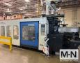 1150 TON 186 OZ HYUNDAI MODEL EDIS-1150DL HYBRID INJECTION MOLDING MACHINE MFG 2014 (3) AVAILABLE